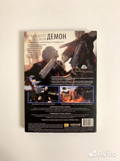 Devil May Cry 4 DMC 4 лицензия Россия DVD-box