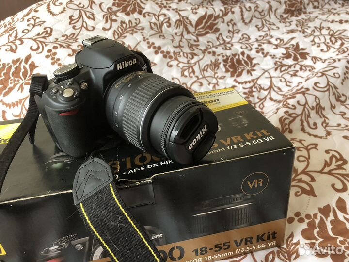 Зеркальный фотоаппарат nikon d3100