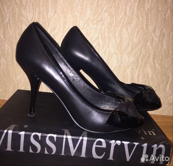Туфли кожаные женские