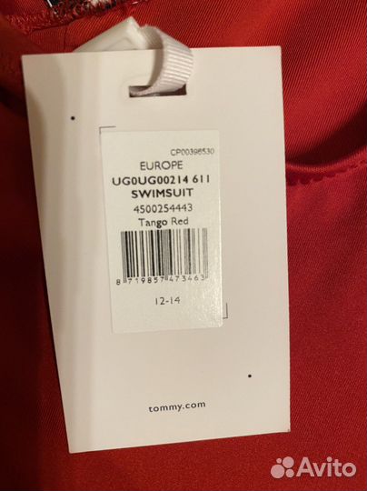 Купальник детский Tommy Hilfiger новый оригинал