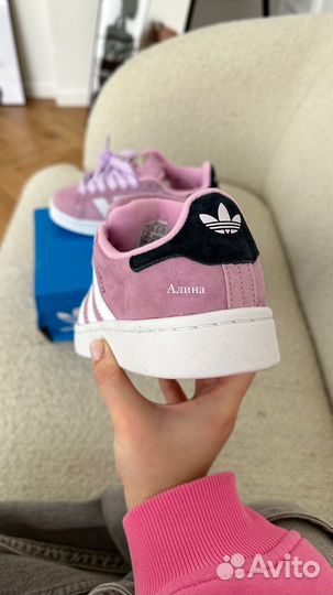 Кроссовки женские adidas campus 00 s pink