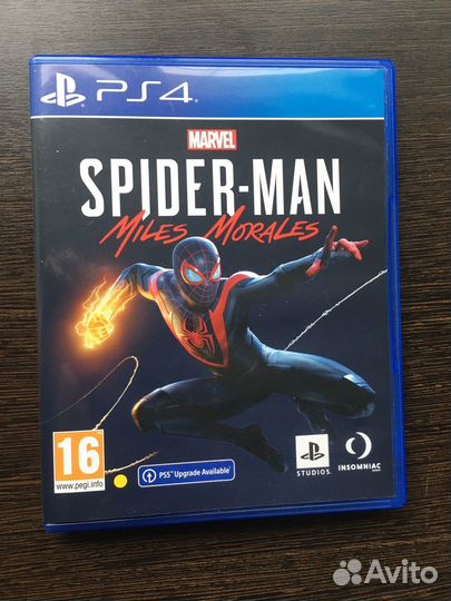 Человек паук майлз моралес ps4 (playstation4)