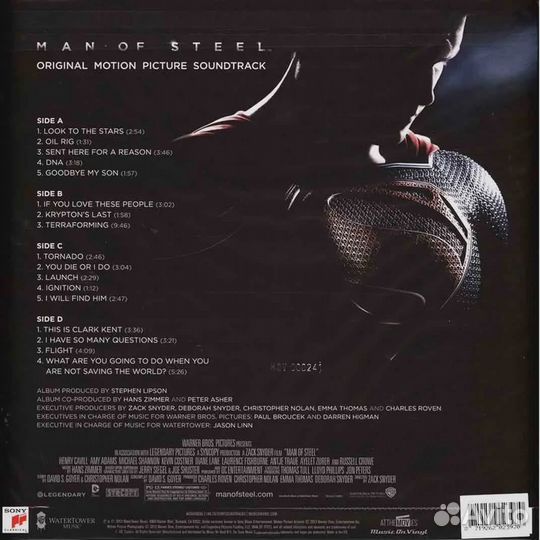 Hans Zimmer - Man Of Steel (Soundtrack, Silver &