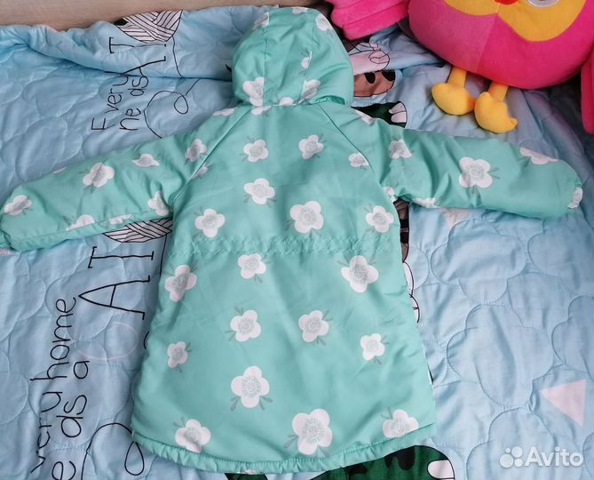Демисезонная куртка для девочки 110 размер (2 шт)