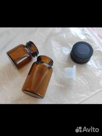 Бутылочки янтарное стекло для эфирных масел