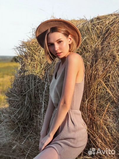 Вязаное платье