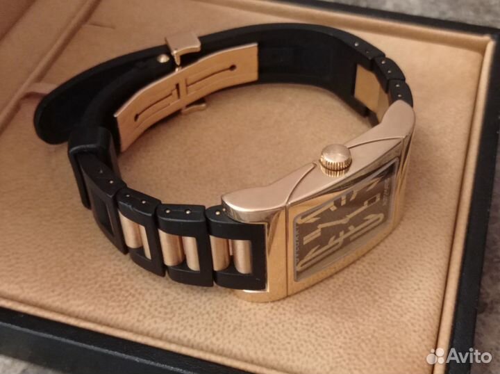 Золотые часы Bvlgari Rettangolo 750 пробы