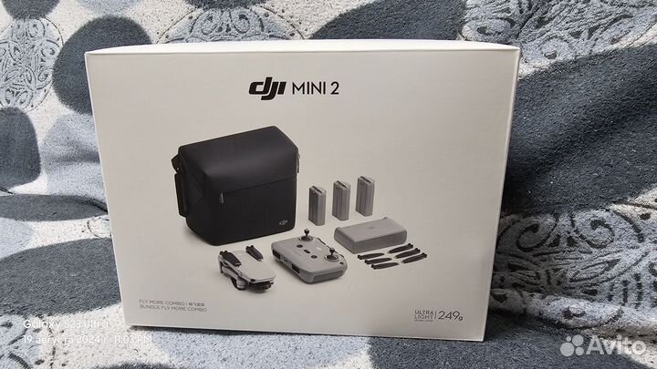 Квадрокоптер dji mini 2 fly more combo