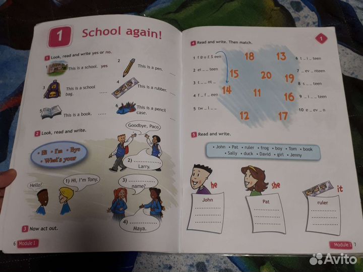 Spotlight 3 workbook новый