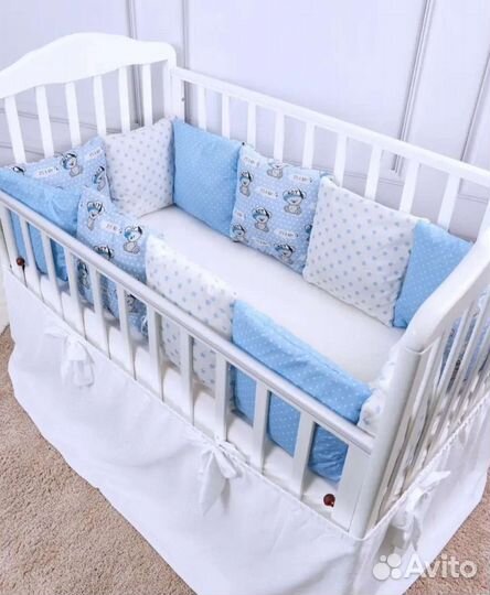 Бортики в детскую кроватку