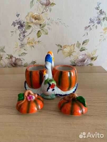 Кухонный набор(соломница +перечница+зубочистка)