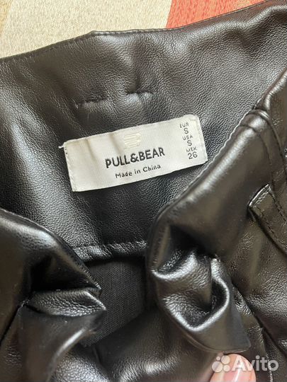 Шорты из эко кожи