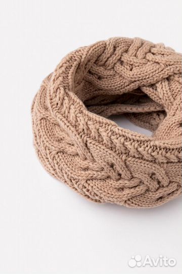 Шарф-снуд детский Crockid кв 15000/ш беж (30*120)