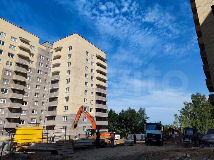 2-к. квартира, 59,1 м², 1/10 эт.