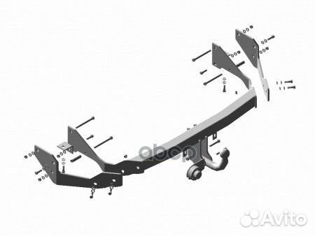 Фаркоп трейлер Hyundai Santa FE 00-06 Тагаз 723