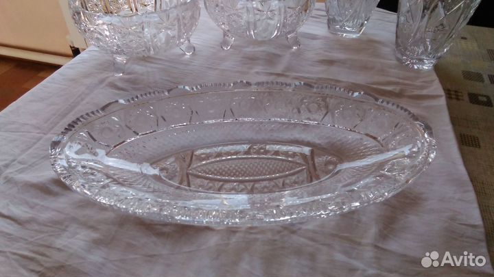 Хрустальная посуда комлект чехия