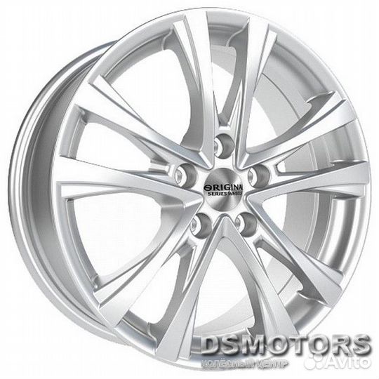 Диски KL-270 7/17 5x114.3 ET39 d60.1 сильвер