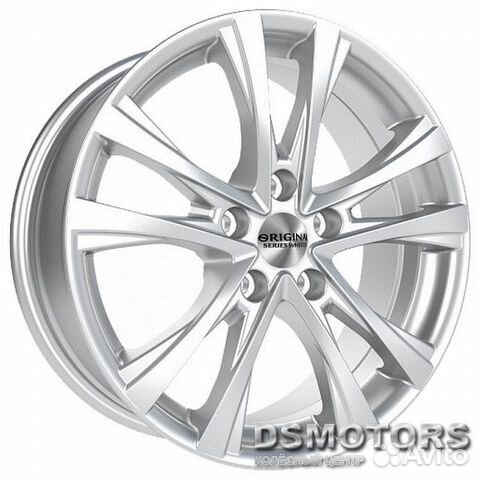 Диски KL-270 7/17 5x114.3 ET39 d60.1 сильвер