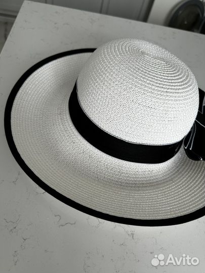 Шляпа женская летняя с бантом