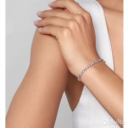 Новый женский браслет посеребренный