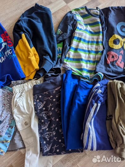 Вещи пакетом на мальчика 98 104 110