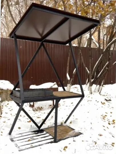 Мангал С крышей