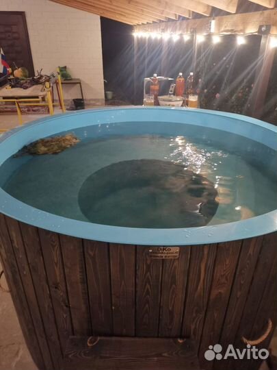 Банный чан купель с подогревом