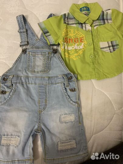 Детская одежда для мальчиков 6-9 месяцев