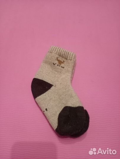 Носки из шерсти яка 4-6 лет