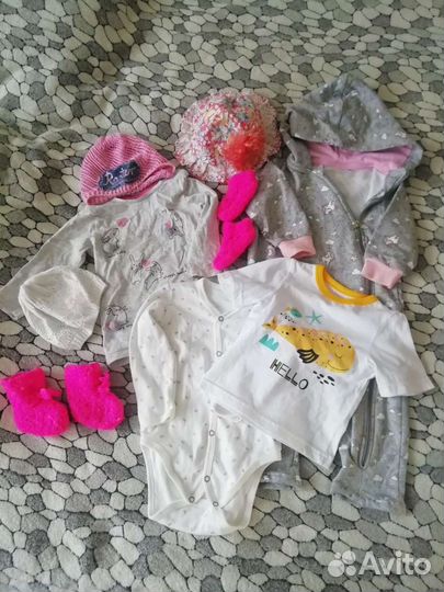 Детская одежда для девочек пакетом