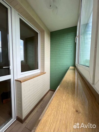 Отделка балкона