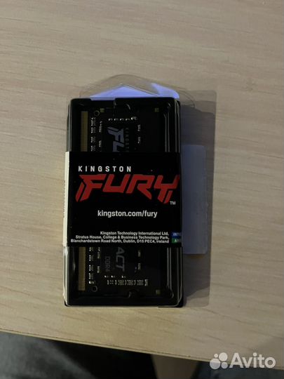 Оперативная память для ноутбука Kingston 8Gb DDR4