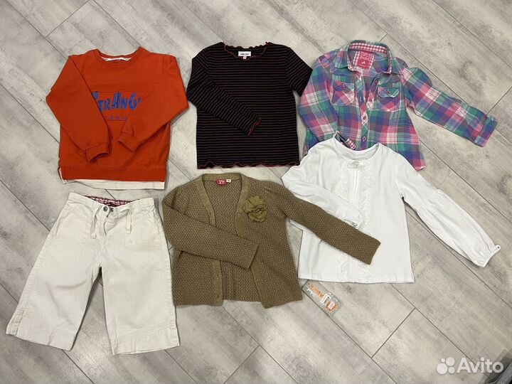 Вещи пакетом на девочку 110-146