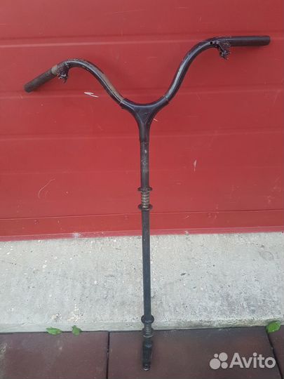 Руль старого обр. на Снегоход Буран. гнутый