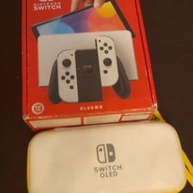 Nintendo switch Oled с 3 играми