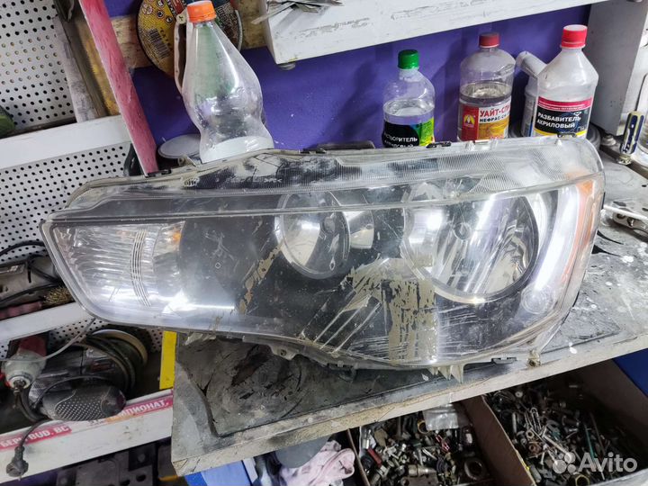 Фара mitsubishi outlander xl