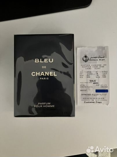 Bleu de chanel parfum 100 ml из дьюти фри
