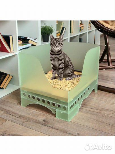 Лоток для кошек большой экономный (для мейкунов)