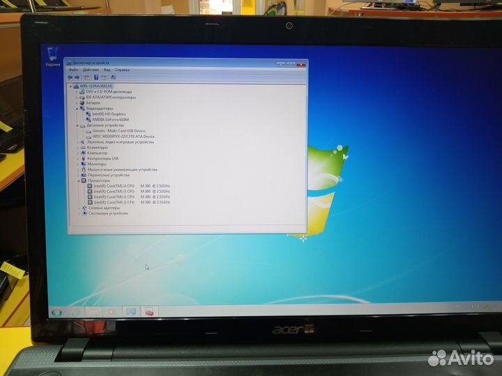 Acer 7739G i3/4/1000/GeForce 610M 1gb Гарантия