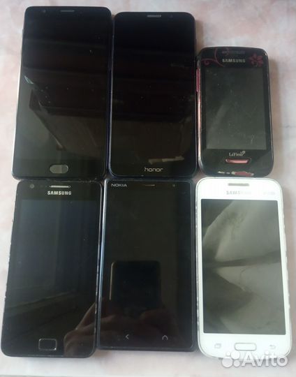 Телефоны на запчасти или под восстановление