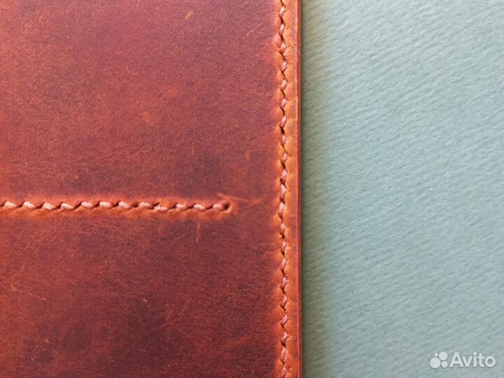 Обложка для документов натуральная кожа