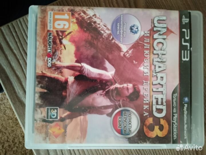 Диск на ps3 unchanged 2,3, gta5