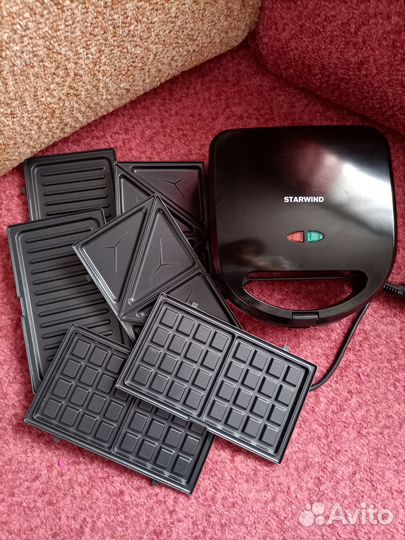 Сэндвичница-тостер,3пары с