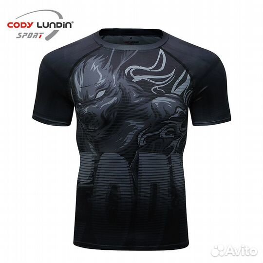 Рашгард с коротким рукавом для мма cody lundin Wer