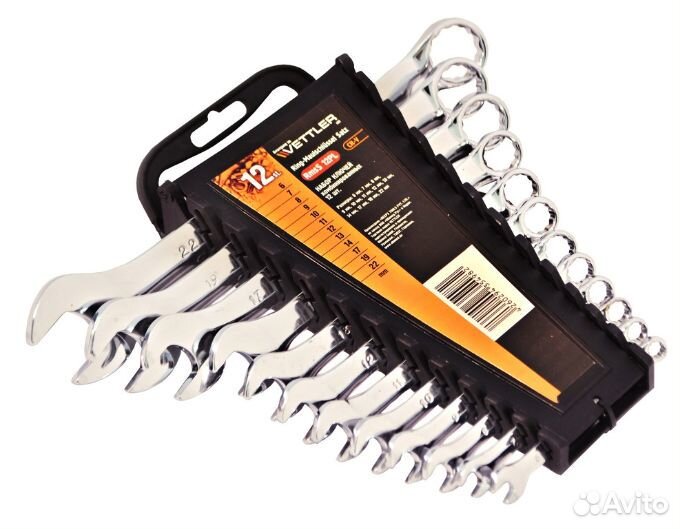 Набор ключей комбинированных vettler