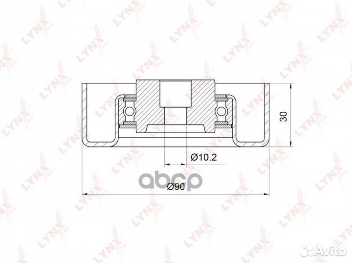 Ролик направляющий / приводной mitsubishi Caris