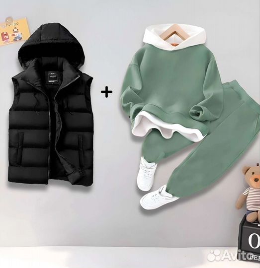 Костюм тройка для детей 128/164