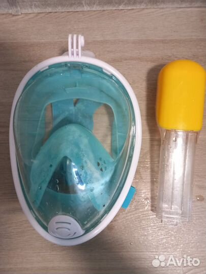 Маска для подводного плавания с трубкой