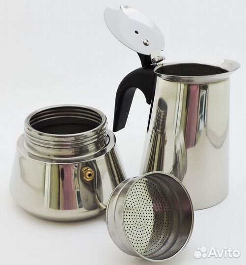 Кофеварка Гейзер на 9 чашек Индукция