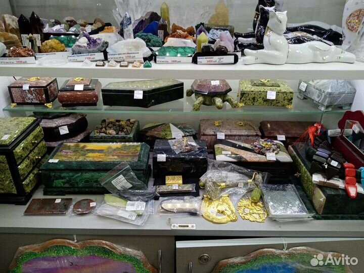 Шкатулка из натурального камня